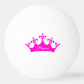 Balle De Ping Pong Couronne de Princesse (Dos)