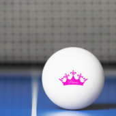 Balle De Ping Pong Couronne de Princesse (Filet)