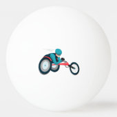 Balle De Ping Pong Course en fauteuil roulant (Dos)