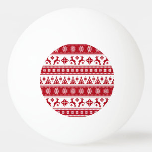 Balle De Ping Pong Coussin de Noël Nordique Confortable