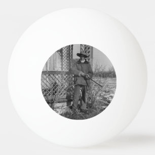 Balle De Ping Pong Cowboy Rancher ou le hors-la-loi canadien du Vieux