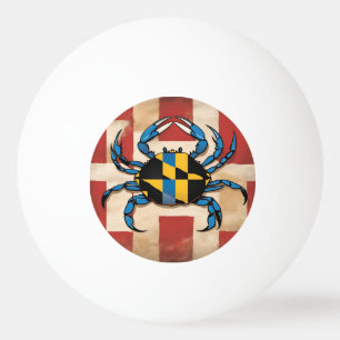 Balle De Ping Pong Crabe bleu du Maryland