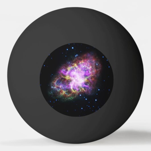 Balle De Ping Pong Crabe Nebula Supernova Remnant Hubble Composite (Devant)
