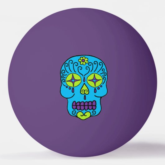 Balle De Ping Pong Crâne à sucre (Devant)