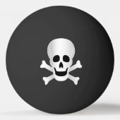 Balle De Ping Pong Crânes Et Traverses (Dos)