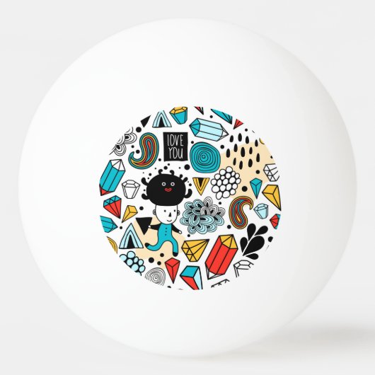 Balle De Ping Pong Crazy head (Dos)