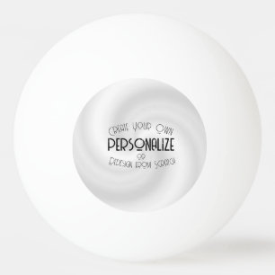 Balle De Ping Pong Créez Votre Propre Design Sur Mesure