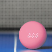 Balle De Ping Pong Créez votre propre Hot Pink 444 (Filet)