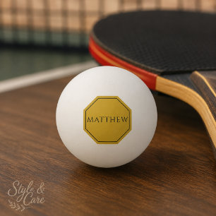 Balle De Ping Pong Créez Votre Propre Nom