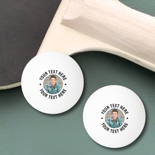 Balle De Ping Pong Créez Votre Propre Photo