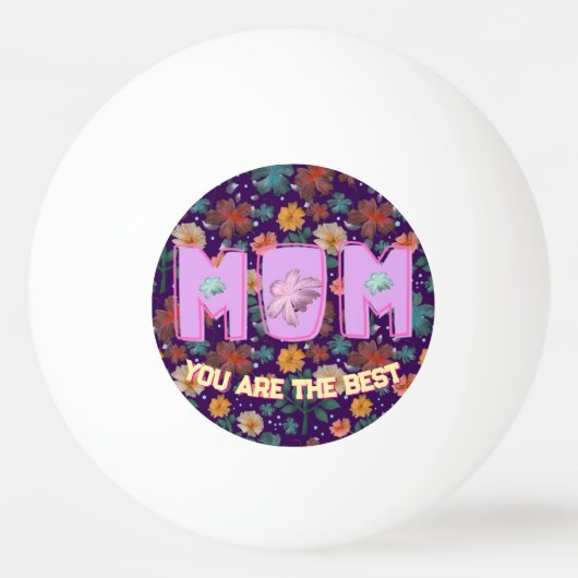 Balle De Ping Pong Custom and personalized mother's day gift   (Devant)
