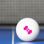 Balle De Ping Pong Cute 8 bits Pixel Bow (Filet)