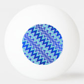 Balle De Ping Pong Cute aqua bleu zigzag rayures porte-monnaie iPhone (Dos)