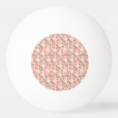 Balle De Ping Pong Cute florale moderne (Dos)