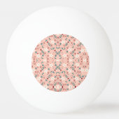 Balle De Ping Pong Cute florale moderne (Devant)