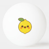 Balle De Ping Pong Cute Kawaii Lemon (Devant)
