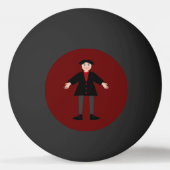 Balle De Ping Pong Cute Vampire Halloween (Dos)