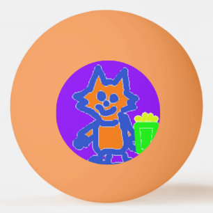 Balle De Ping Pong Cuties volantes Popcorn Anime Ping Pong Ball