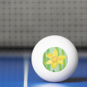 Balle De Ping Pong Daffodique jaune (Filet)