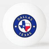 Balle De Ping Pong Dallas Texas (Devant)