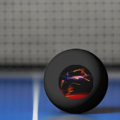 Balle De Ping Pong danse de voiture violette (Filet)