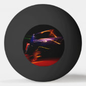 Balle De Ping Pong danse de voiture violette (Dos)