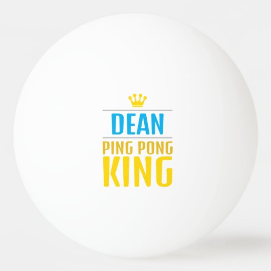 Balle De Ping Pong Dean (Devant)