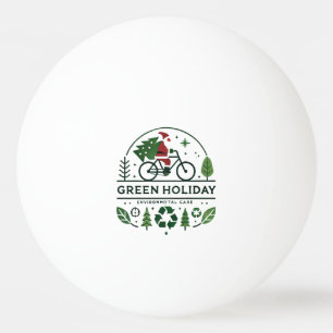 Balle De Ping Pong Décor de Noël écologique   Green Holiday Art