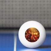 Balle De Ping Pong Décorations de Noël (3) (Filet)