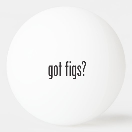 Balle De Ping Pong des figues (Dos)