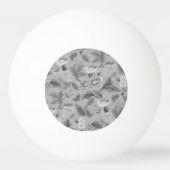 Balle De Ping Pong Design arrière - plan gris-blanc mignon (Dos)