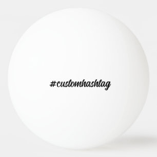 Balle De Ping Pong Design de hashtag moderne minimaliste écrit à la m