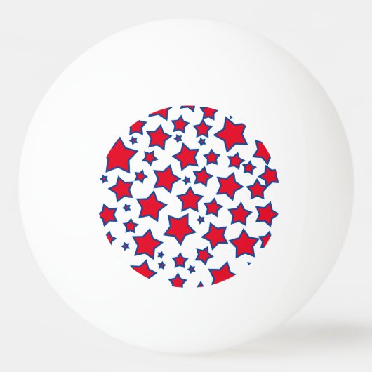 Balle De Ping Pong Design étoilé (Devant)