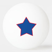Balle De Ping Pong Design étoilé (Dos)