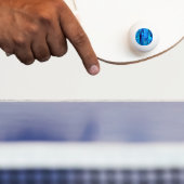 Balle De Ping Pong Design graphique transparent - bleu noir I (Paddle)