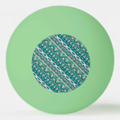 Balle De Ping Pong Design vert doux design motif aztèque (Dos)