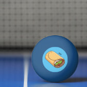 Balle De Ping Pong dessin animé de Burrito (Filet)
