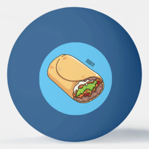 Balle De Ping Pong dessin animé de Burrito