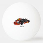 Balle De Ping Pong dessin animé de Kart racing (Dos)