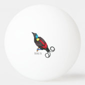 Balle De Ping Pong dessin animé du manucode de Wilson (Dos)