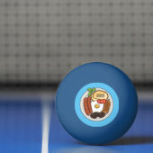 Balle De Ping Pong dessin animé du petit-déjeuner anglais (Filet)