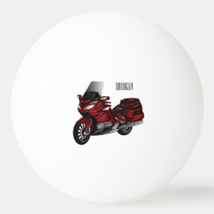 Balle De Ping Pong Dessin de moto de tourisme