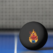 Balle De Ping Pong Diable avec trident (Filet)