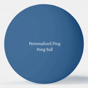 Balle De Ping Pong Dimensions personnalisées 1,57" Bleu