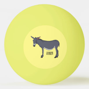 Balle De Ping Pong Donkey cartoon