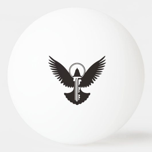Balle De Ping Pong Dove avec clé (Dos)