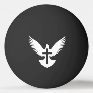 Balle De Ping Pong Dove avec croix