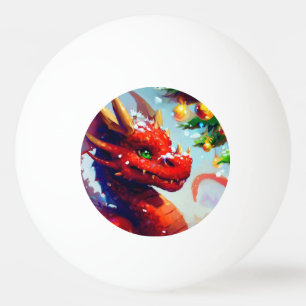 Balle De Ping Pong Dragon de Noël (2)