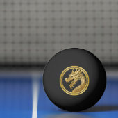 Balle De Ping Pong Dragon d'or (Filet)