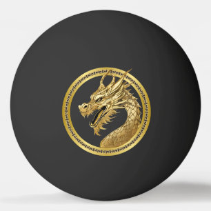 Balle De Ping Pong Dragon d'or
